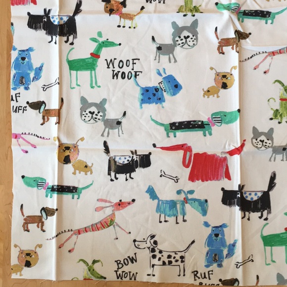 Painted Dog Print Duck Cloth Fabric - Picture 7 of 12